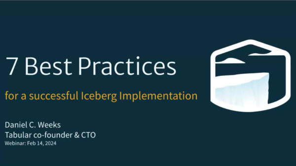 Iceberg best practices – optimizing performance